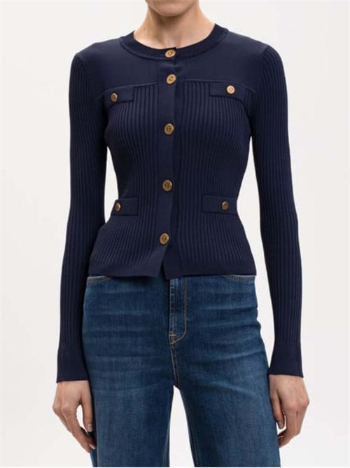 Cardigan Twinset bottoni logati